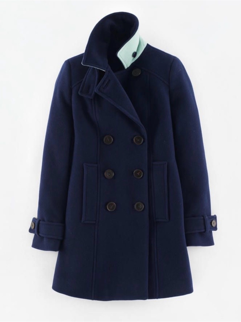 BODEN Ledbury Wool Blend Peacoat